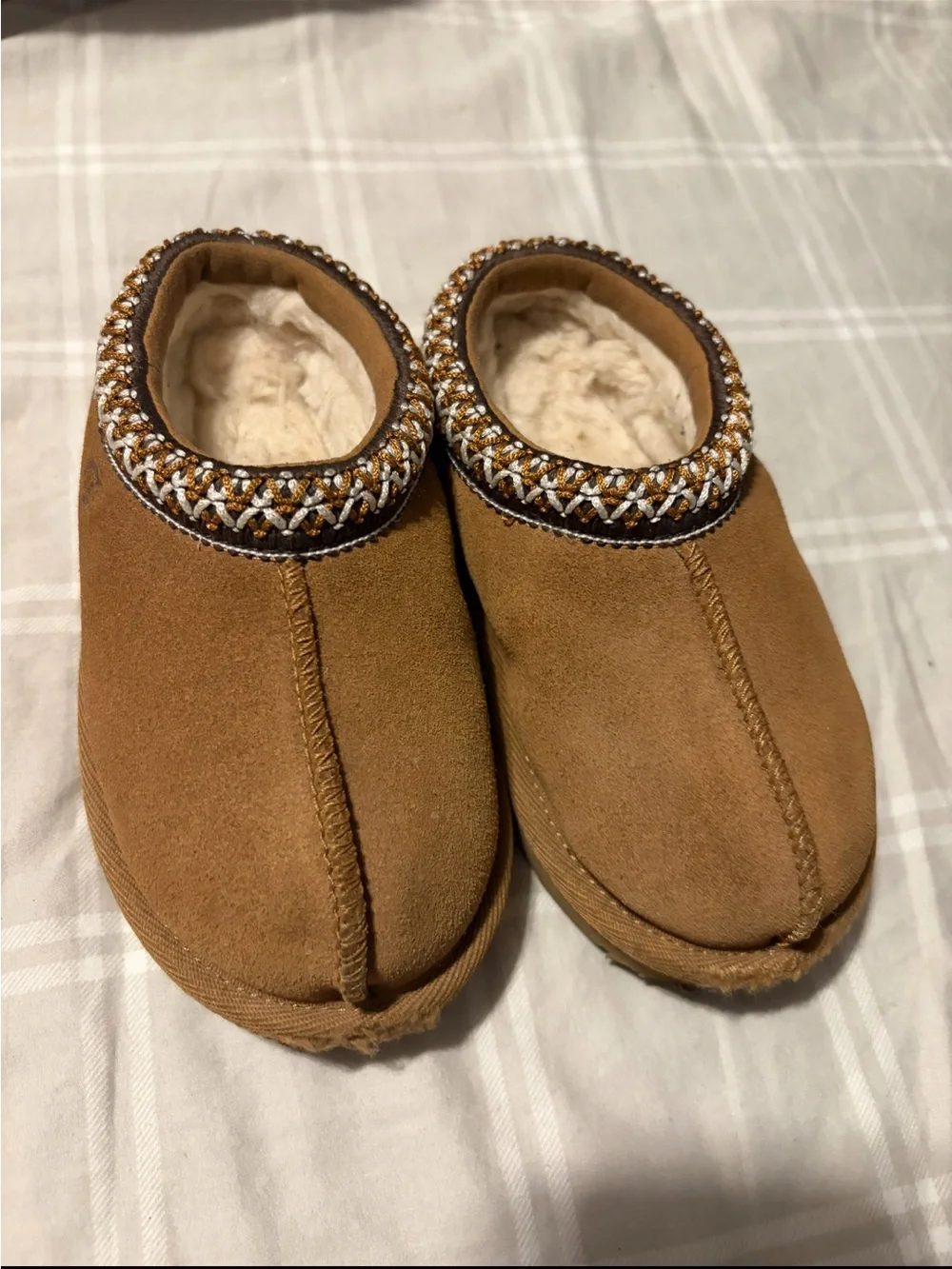 UGG Tasman II Toddler Bootie Slipper Shoes , Chestnut Size US 8/Eu 25